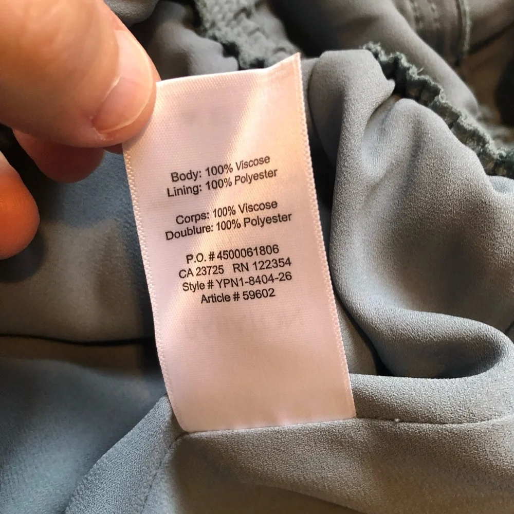 Babaton Maximilion Sleeveless V-Neck Wide-Leg Jumpsuit Teal Blue Green - Picture 12 of 12